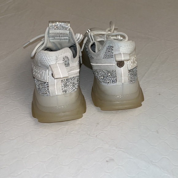 Steve Madden Maxima Rhinestone embellished sneaker 7.5 - Picture 4 of 13